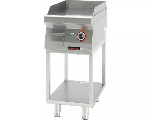 Gluda hromēta grila plāksne, 400 mm, 4,8 kw, uz skeleta pamatnes, Kromet, 700.PBE-400G.T Gluda hromēta grila plāksne, 400 mm, 4,8 kw, uz skeleta pamatnes, Kromet, 700.PBE-400G.T