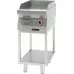 Gluda hromēta grila plāksne, 400 mm, 4,8 kw, uz skeleta pamatnes, Kromet, 700.PBE-400G.T