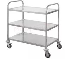 Ēdināšanas ratiņi 845x525x940 /3 plaukti/2 bremzes/ N