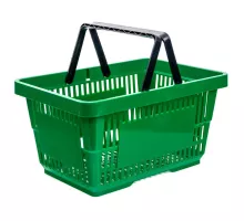 Shopping cart H-22 cm L-30 cm G-43 cm Volume 22L green N