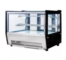 Adjustable refrigerated showcase ELSA MINI S90 S-90 cm G-53 cm H-69 cm inox N