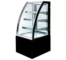 Pastry display case CLARA S60 S-60cm G-70 cm H-140 cm black N
