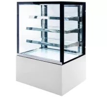 Pastry display case ELSA S90 S-90cm G-70 cm H-140 cm white N