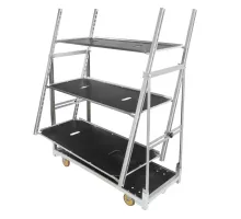 Ratiņi ziediem ar noliekuma funkciju (pamata + 3 plaukti) N