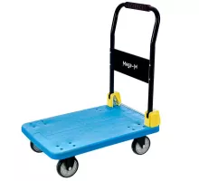 Platform trolley 300kg 48 cm x 70 cm S blue N
