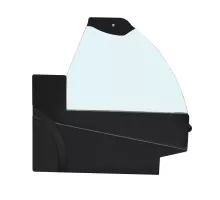 Bok LCH ROZA E melns kreisais N