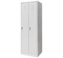 BHP apģērbu skapis J-60 2 durvju pelēks S-60 cm G-50 cm H-180 cm skrūvējams N