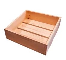 Wooden box for bread, vegetables, fruits L-40 cm G-37 cm N