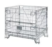 Sieta konteineris Gitterbox S-114 cm G-84 cm H-98 cm acs 5x11 cm salokāms ar atveramu malu cinkots N