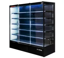 Cooling rack HUGO PLUS IC L-193 cm G-74 cm H-201 cm black doors transparent N