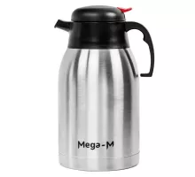 Stainless steel thermos with button 1.5L N