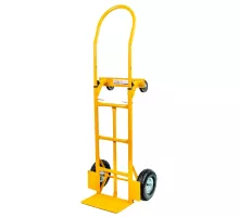 Mill 2-in-1 transport warehouse trolley yellow 250 kg box N