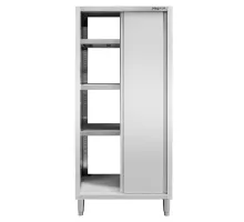 Stainless steel pass-through cabinet S-80 cm G-50 cm H-200 cm N