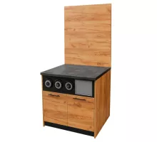 Cabinet for coffee machine H-200/90 cm L-90 cm G-75 cm craft oak N