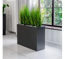 Ziedu kaste H-70 cm L-135 cm G-30 cm antracīts 0164 N