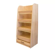 Acrylic pastry rack H- 180 cm L- 90 cm G- 60 cm sonoma oak N