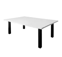 Conference table H- 76 cm L- 200 cm G- 120 cm alpine white N