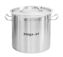 Augsts profesionālais katls ar vāku 12l diam. 25 cm x augst. 25 cm N