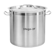 Augsts profesionālais katls ar vāku 21l diam. 30 cm x a 30 cm N