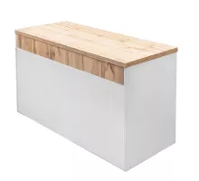 Trade counter H-90 cm L-150 cm G-60 cm Pine Andersen 3965LN / oak vatan 5402 N