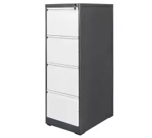 Metal filing cabinet WENUS W-4/S 4 drawers A4 anthracite/ gray front S-45 cm G-62 cm H-134 cm assembly N