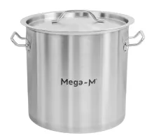 Augsts standarta gastronomijas katls ar vāku 17l diam. 28 cm x h 28 cm N