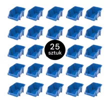 Darbnīcas plastmasas magazīna konteineris S 155x250x120 mm zils (iepakojums 25 gab.) N