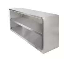 Atvērta piekārta nerūsējošā tērauda skapis S-120 cm G-40 cm H-60 cm N
