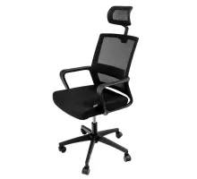 Furvero Basic PLUS melns pagriežams biroja krēsls N