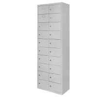 Breakfast locker BHP J-60/20 20-section gray S-60 cm G-30 cm H-180 cm unscrewable N