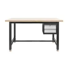 Darba galds S-150 cm + skapis ar 2 atvilktnēm sistēma 01 grafīts/pelēka priekšpuse N