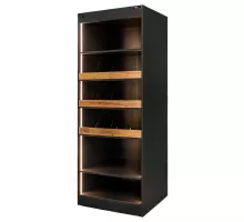 Candy display case with LED lighting H- 205 cm L- 80 cm G- 58 cm Basalt 0166 N