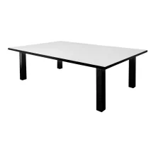 Biroja konferenču galds H- 76 cm L- 220 cm G- 130 cm balts N