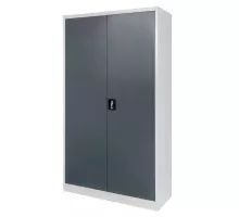 Metal filing cabinet J-100 gray / graphite front panel S-100 cm G-40 cm H-185 cm assembled N