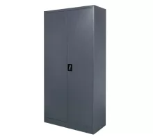 Metal document cabinet J-185 graphite S-90 cm G-40 cm H-185 cm collapsible N