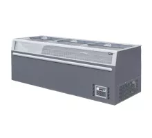 OZI i250 freezer with glass side panels Automatic defrosting S-250 cm G-85 cm H-87 cm N