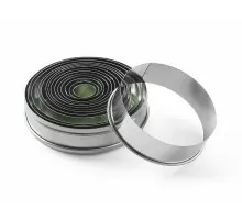 Pastry cutters, round – set, HENDI, with plain edge, ø19-112, (H)35mm, 673416