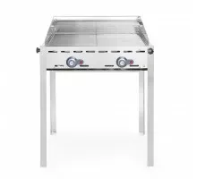 Гриль газовый Green Fire Profi Line - 2 горелки, HENDI, Profi Line, 2 решетки из нержавеющей стали GN1/1, 11,6kW, 740x612x(H)825мм, 149621