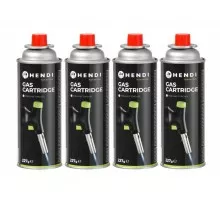 LPG gas cartridge, HENDI, 4 pcs, 199039