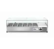 Витрина холодильная GN 1/3 - надставка, Arktic, 6x GN 1/3, 230В/180Вт, 1405x420x(H)456мм, 232972