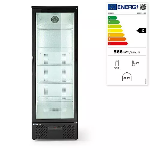 Viendurvju bāra ledusskapis, Arktic, 300L, Melns, 220-240V/195W, 600x528x(H)1820mm, 233924