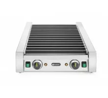 Divu zonu rullīšu sildītājs desiņām, HENDI, 14 rullīši, 230V/1480W, 520x650x(H)176mm, 268735