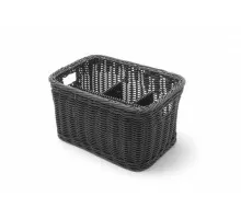 Cutlery basket, HENDI, Black, 260x180x(H)150mm, 426074