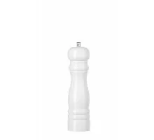 Wooden salt grinder, HENDI, White, ø55x(H)215mm, 469606