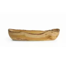 Olive wood bowl oblong, HENDI, 400x90x(H)80mm, 505359