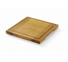 Дубовая сервировочная доска, HENDI, 270x270x(H)20мм, 505472