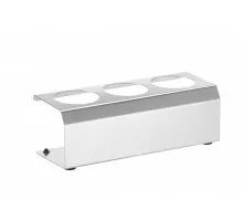 Statīvs mērcēm, HENDI, 3 caurumi ø57 mm, 229x90x(H)78mm, 557976