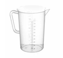 Propilēna krūze ar mērskalu, HENDI, 1L, ø110x(H)170mm, 567203