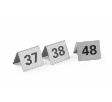 Информационные таблички-номера, HENDI, Номера 37-48, 50x35x(H)40мм, 663875