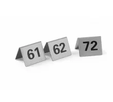 Информационные таблички-номера, HENDI, Номера 61-72, 50x35x(H)40мм, 663899
